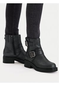 Clarks Botki Rebelle Buckle 26178889 Srebrny. Kolor: srebrny. Materiał: skóra #1