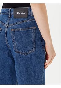 Hugo - HUGO Jeansy Garlene 50542462 Niebieski Mom Fit. Kolor: niebieski #3