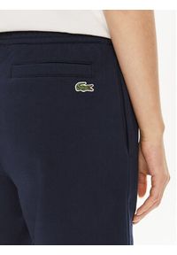 Lacoste Szorty sportowe GH1220 Granatowy Regular Fit. Kolor: niebieski. Materiał: bawełna #9