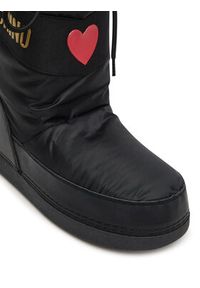 Love Moschino - LOVE MOSCHINO Śniegowce JA24032G0NISY000 Czarny. Kolor: czarny. Materiał: materiał