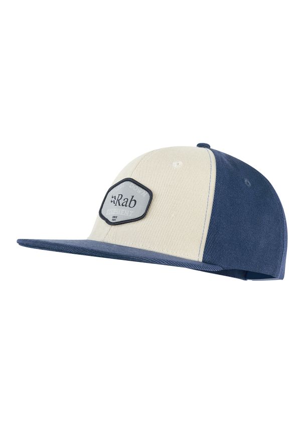 Czapka z daszkiem bawełniana Rab Axion Badge Cap. Kolor: niebieski. Materiał: bawełna