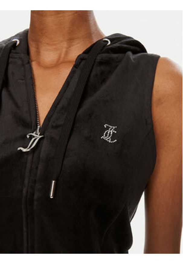 Juicy Couture Kamizelka Gilly JCWGL23308 Czarny Regular Fit. Kolor: czarny. Materiał: syntetyk