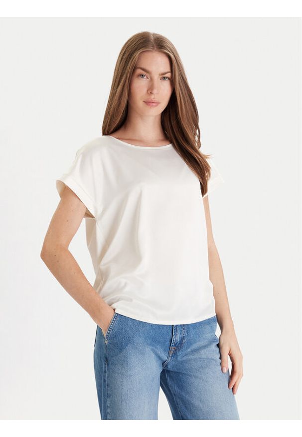 JOOP! Bluzka 30044802 Écru Regular Fit. Materiał: wiskoza