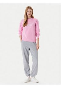 Tommy Jeans Bluza Essential DW0DW20942 Różowy Regular Fit. Kolor: różowy. Materiał: bawełna #3