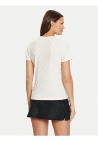 Guess T-Shirt V5RI02 KCLG2 Écru Regular Fit. Materiał: syntetyk #3