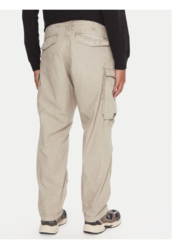 G-Star RAW - G-Star Raw Spodnie materiałowe MA1 Cargo D26945-D388 Beżowy Regular Fit. Kolor: beżowy. Materiał: bawełna