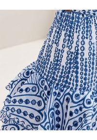 CHARO RUIZ IBIZA - Wzorzysta spódnica z haftem Noa. Stan: podwyższony. Kolor: biały. Materiał: bawełna. Wzór: haft #2