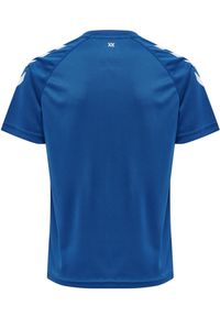 Koszulka sportowa z krótkim rękawem dziecięca Hummel Core XK Kids Poly T-Shirt. Kolor: niebieski. Długość rękawa: krótki rękaw. Długość: krótkie