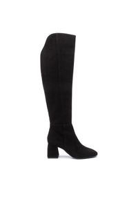 Baldowski Kozaki Baldowski D02338-4330-027 Czarny. Kolor: czarny. Materiał: zamsz, skóra #1