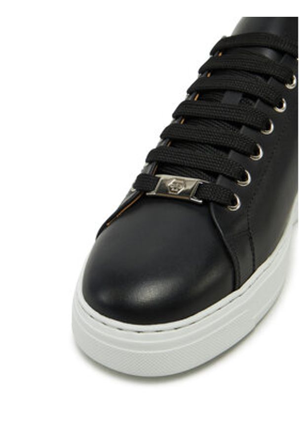 Philipp Plein - PHILIPP PLEIN Sneakersy SAES USC0670 PLE010 Czarny. Kolor: czarny. Materiał: skóra
