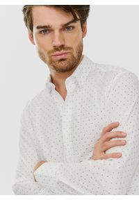PAKO LORENTE – Elegancka koszula męska w delikatny wzorek P24SF-1X-021-B-S - Pako Lorente. Okazja: na co dzień. Materiał: elastan, jeans. Styl: elegancki #4