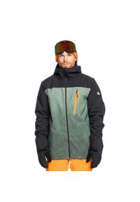 Kurtka snowboardowa męska Quiksilver Morton. Kolor: zielony. Sport: snowboard