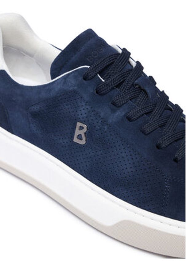 Bogner Sneakersy Milan 9 B 12620025 Granatowy. Kolor: niebieski. Materiał: skóra, zamsz