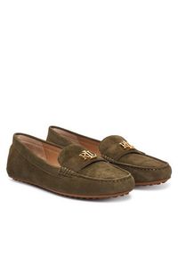 Lauren Ralph Lauren - LAUREN RALPH LAUREN Mokasyny Barnsbury 802821629036 Zielony. Kolor: zielony. Materiał: zamsz, skóra #4
