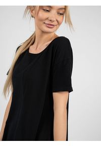 La Haine Inside Us T-shirt "Gretta" | P2333 4V | GRETTA | Kobieta | Czarny. Kolor: czarny. Materiał: bawełna, elastan. Długość: długie #6