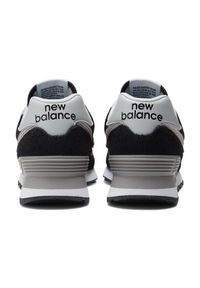 Buty New Balance sneakersy M WL574EVB czarne. Okazja: na co dzień. Kolor: czarny. Materiał: guma, zamsz, materiał, skóra. Szerokość cholewki: normalna. Model: New Balance 574 #2