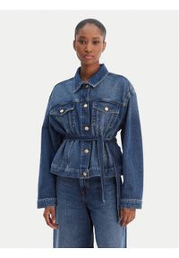 Hugo - HUGO Kurtka jeansowa Gizzie 50553184 Niebieski Regular Fit. Kolor: niebieski. Materiał: bawełna #1