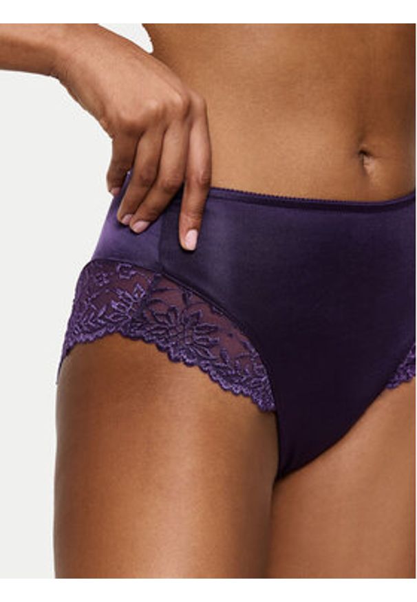 Triumph Figi klasyczne z wysokim stanem Ladyform Soft Maxi 10210671 Fioletowy. Stan: podwyższony. Kolor: fioletowy. Materiał: syntetyk