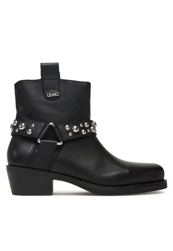 Liu Jo Botki Roxy 01 SF5047 P0102 Czarny. Kolor: czarny. Materiał: skóra