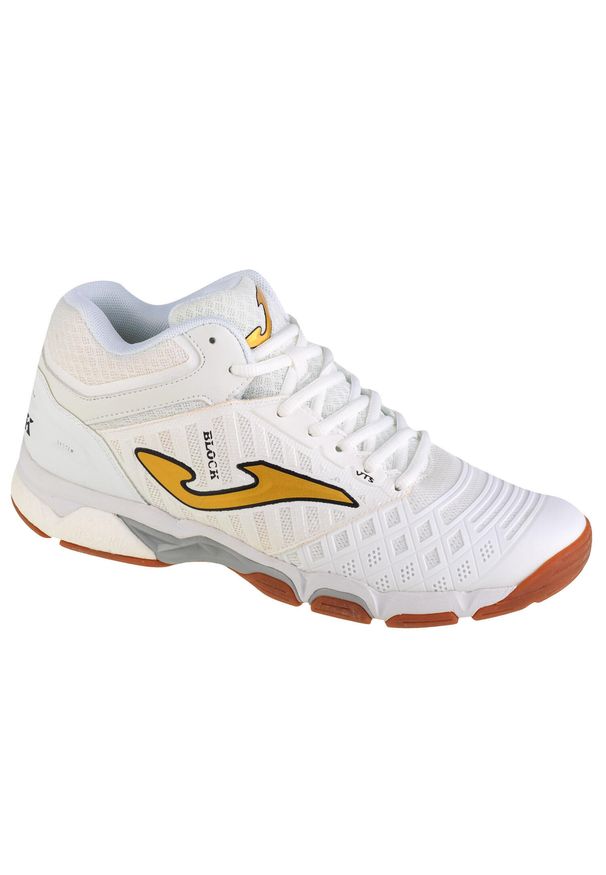 Buty do chodzenia męskie Joma Vblock 2202. Kolor: biały, wielokolorowy, żółty. Sport: turystyka piesza, siatkówka
