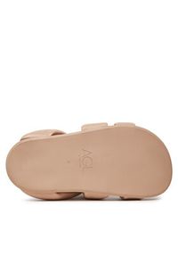 AGL Klapki Jane D685001PGSOFTY0551 Beżowy. Kolor: beżowy. Materiał: skóra #6