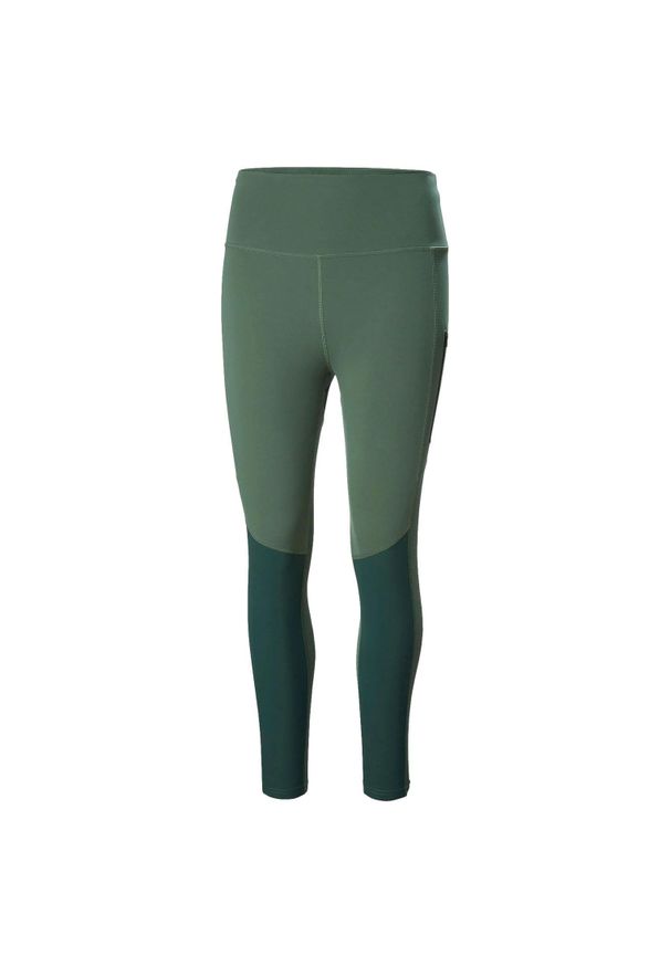 Damskie legginsy 7/8 Helly Hansen Blaze. Kolor: zielony. Długość: długie