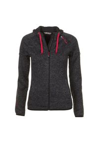 PEAK MOUNTAIN - Damska kurtka polarowa Peak Mountain Atora. Kolor: czarny. Materiał: polar. Sezon: zima. Sport: narciarstwo #1