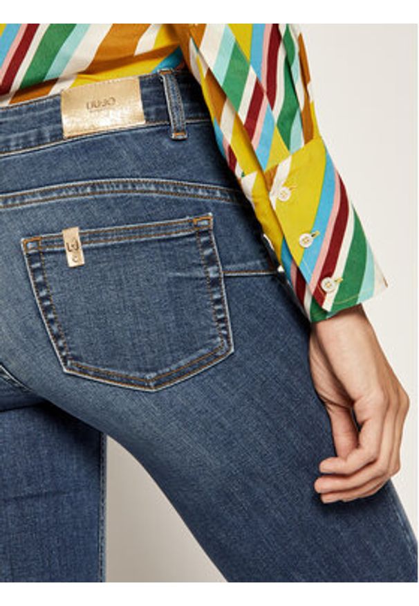 Liu Jo Jeansy UXX037 D4186 Granatowy Slim Fit. Kolor: niebieski