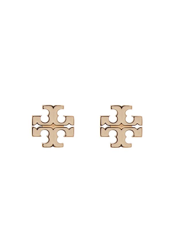 Kolczyki Tory Burch. Kolor: kremowy