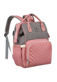 Plecak damski Peterson PTN MB3-6012 różowy. Kolor: różowy. Styl: elegancki