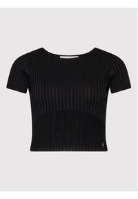 Guess Bluzka W2YR42 Z2U00 Czarny Slim Fit. Kolor: czarny. Materiał: syntetyk #3