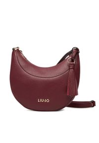 Liu Jo Torebka M Hobo AF5251 E0058 Bordowy. Kolor: czerwony. Materiał: skórzane