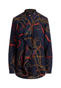 Lauren Ralph Lauren - LAUREN RALPH LAUREN Koszula 200P03553001 Granatowy Regular Fit. Kolor: niebieski. Materiał: syntetyk #3