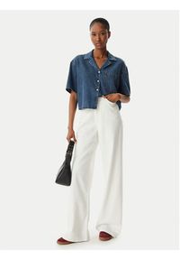 Tommy Jeans Koszula jeansowa DW0DW22216 Niebieski Relaxed Fit. Kolor: niebieski. Materiał: bawełna #2