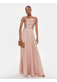 Rinascimento Sukienka wieczorowa CFC0117804003 Różowy Regular Fit. Kolor: różowy. Materiał: syntetyk. Styl: wizytowy