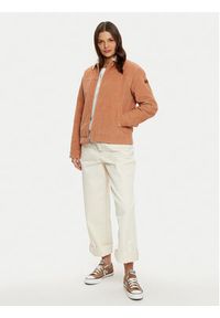 Roxy Kurtka przejściowa Desert Spirit ERJJK03621 Brązowy Regular Fit. Kolor: brązowy. Materiał: bawełna