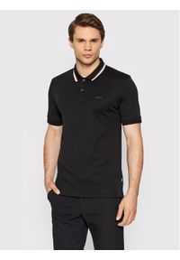 BOSS - Boss Polo Panrose 38 50469360 Czarny Slim Fit. Typ kołnierza: polo. Kolor: czarny. Materiał: bawełna #1