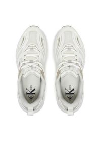 Calvin Klein Jeans Sneakersy Retro Tennis Mesh Ml YW0YW01807 Biały. Kolor: biały. Materiał: materiał #6
