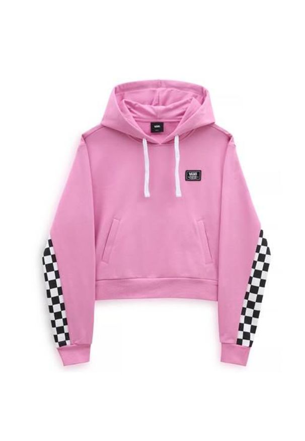 Bluza sportowa damska Vans Boom Boom Check Hoodie. Typ kołnierza: kaptur. Kolor: wielokolorowy, różowy. Sport: skateboard