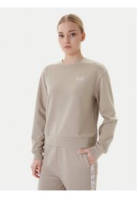 EA7 Emporio Armani Dres 7W001157 AF12501 U6225 Beżowy Regular Fit. Kolor: beżowy. Materiał: syntetyk #1