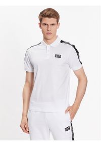 EA7 Emporio Armani Polo 3RPF52 PJ02Z 1100 Biały Regular Fit. Typ kołnierza: polo. Kolor: biały. Materiał: bawełna