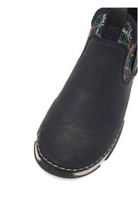 Rieker Półbuty 45957-00 Czarny. Kolor: czarny. Materiał: materiał #7