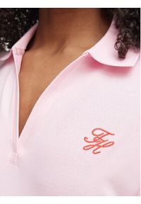 TOMMY HILFIGER - Tommy Hilfiger Sukienka codzienna WW0WW48749 Różowy jasny Regular Fit. Okazja: na co dzień. Kolor: różowy. Materiał: bawełna. Typ sukienki: proste. Styl: casual #5