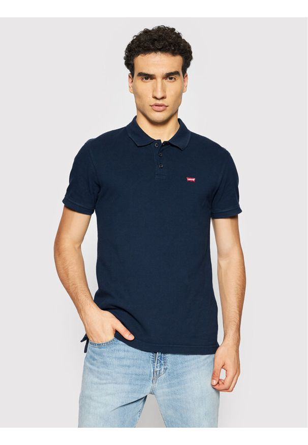 Levi's® Polo Standard Housemarked 35883-0005 Granatowy Regular Fit. Typ kołnierza: polo. Kolor: niebieski. Materiał: bawełna