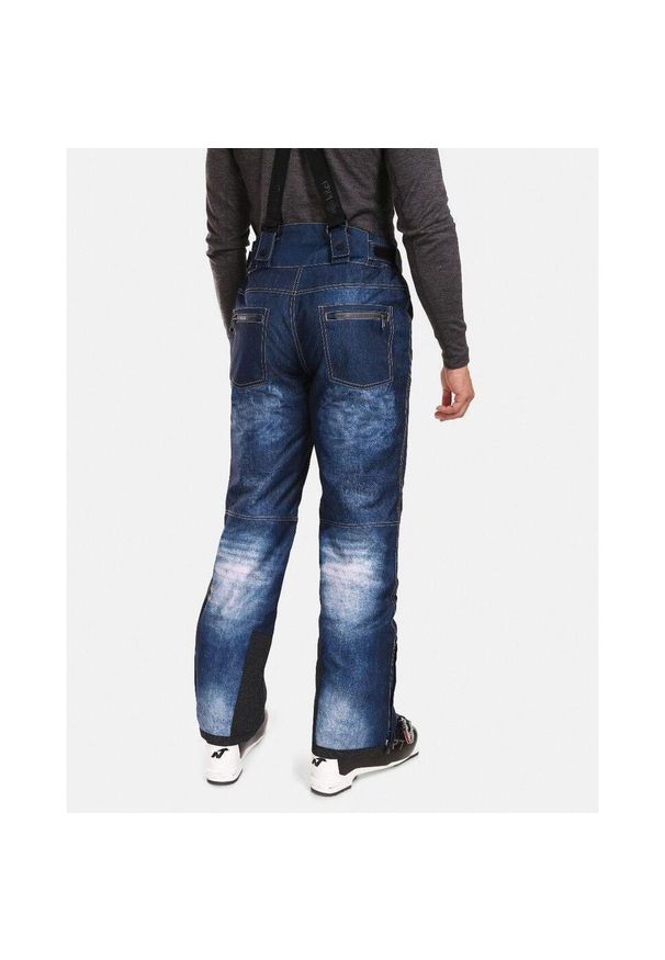 Spodnie narciarskie Kilpi Denimo. Kolor: niebieski. Materiał: denim. Sezon: zima. Sport: narciarstwo