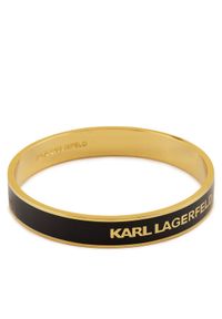 Karl Lagerfeld - KARL LAGERFELD Bransoletka 245W3940 Czarny. Materiał: metalowe. Kolor: czarny