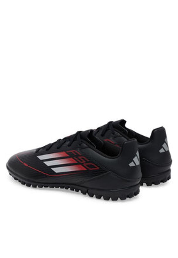 Adidas - adidas Buty do piłki nożnej F50 Club Turf IE1224 Czarny. Kolor: czarny. Materiał: skóra