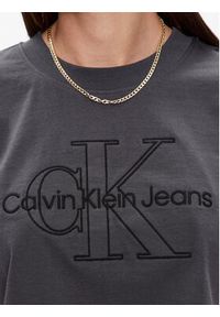 Calvin Klein Jeans T-Shirt J20J221048 Szary Relaxed Fit. Kolor: szary. Materiał: bawełna #4