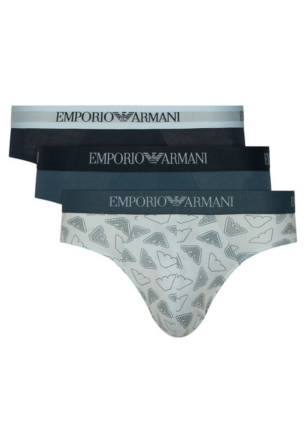 Emporio Armani Underwear Komplet slipów EM000256 AF20671 MB254 Kolorowy. Materiał: bawełna. Wzór: kolorowy