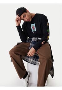 RVCA Longsleeve Dayshift EVYZT00306 Czarny Regular Fit. Kolor: czarny. Materiał: bawełna. Długość rękawa: długi rękaw #5